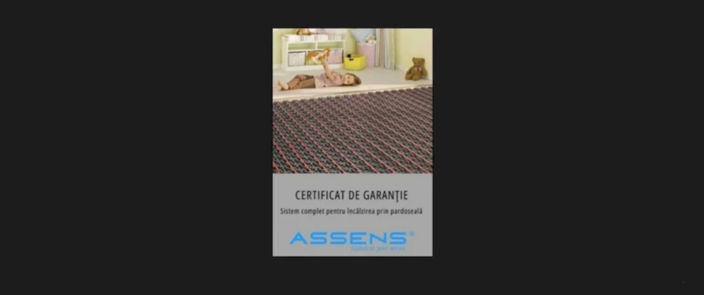 De ce sa alegi sistemul complet de încălzire în pardoseala ASSENS?