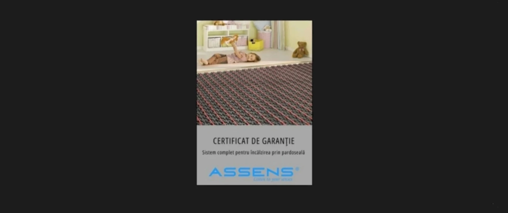 De ce sa alegi sistemul complet de încălzire în pardoseala ASSENS?